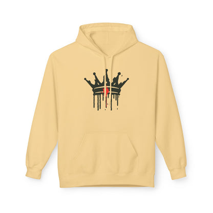 Dripping Crown- Fleece Hoodie