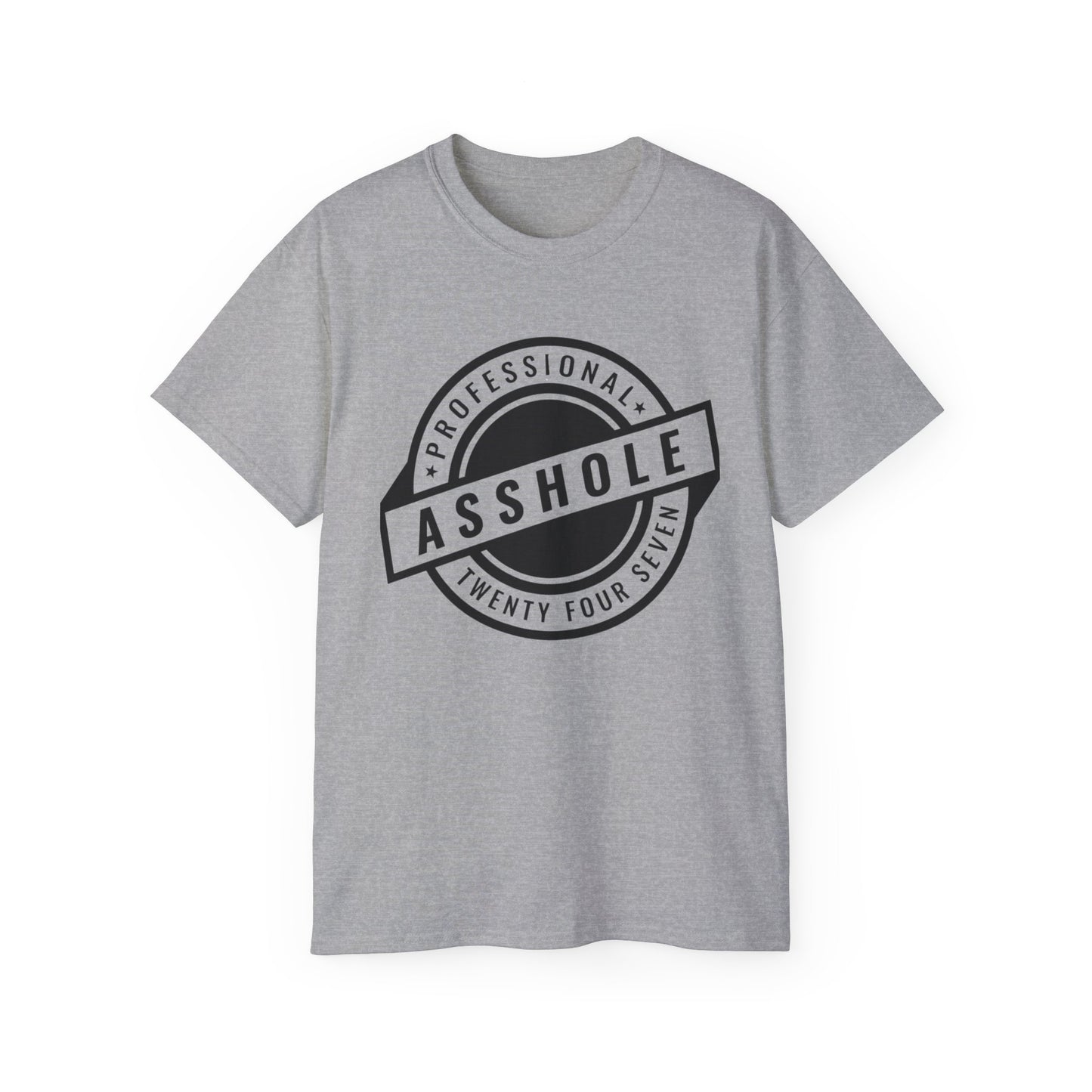 'Professional Asshole' Badge Tee