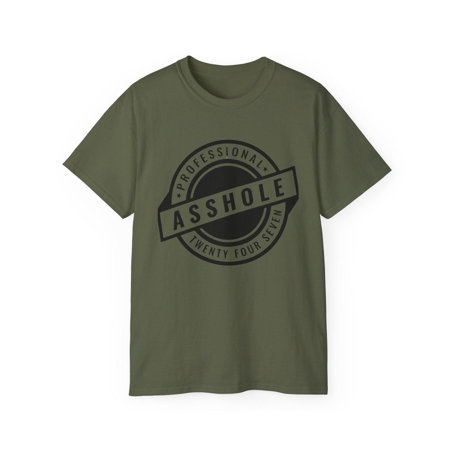'Professional Asshole' Badge Tee