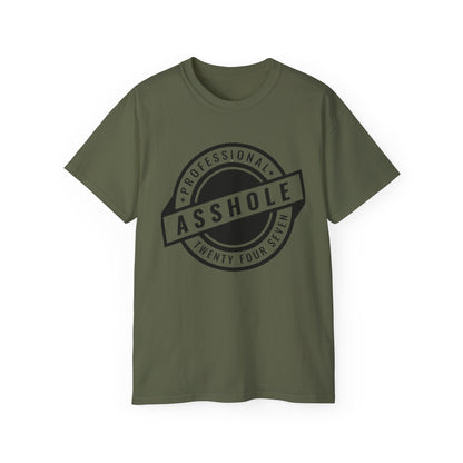'Professional Asshole' Badge Tee