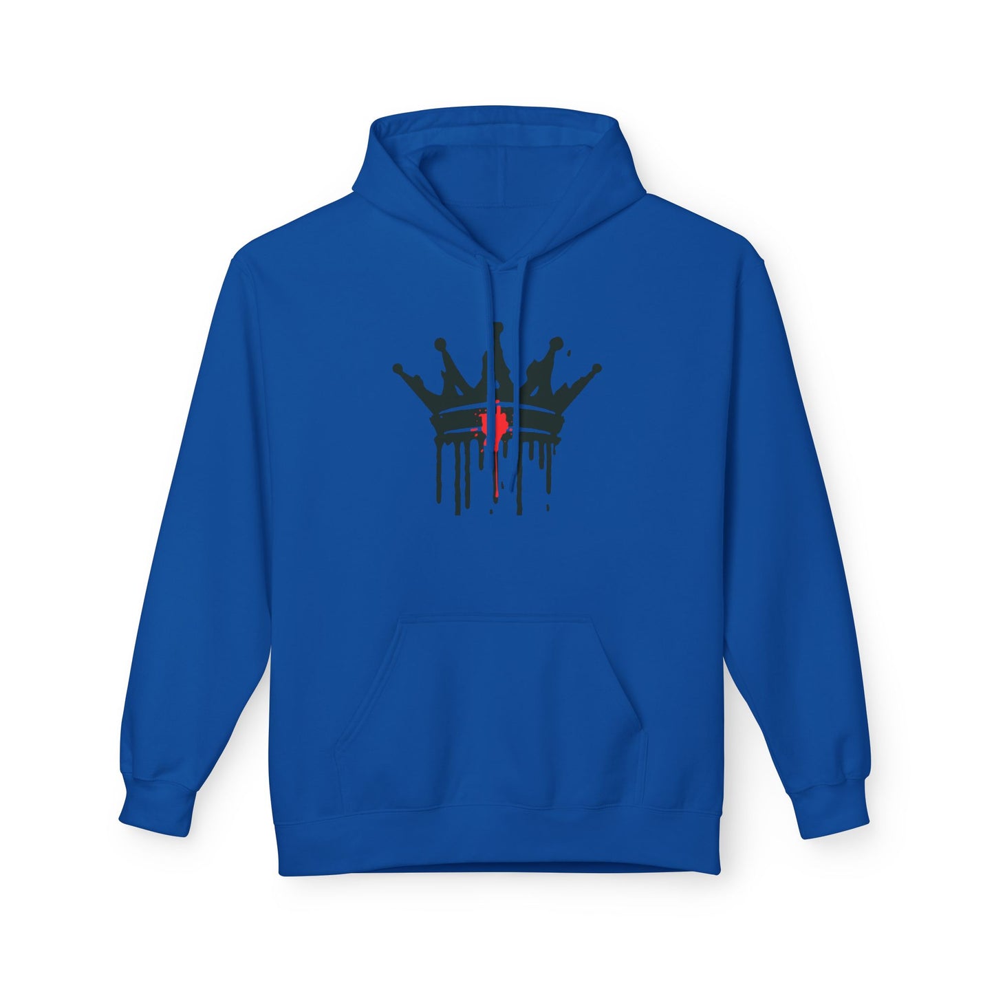 Dripping Crown- Fleece Hoodie
