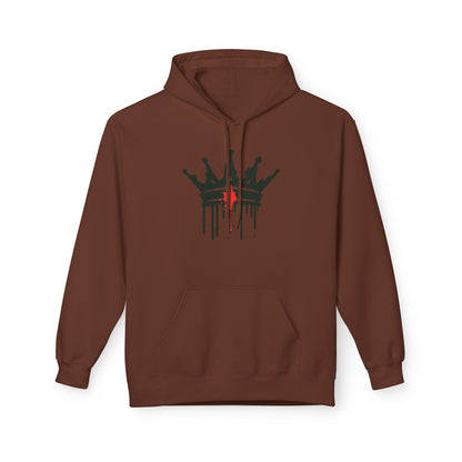 Dripping Crown- Fleece Hoodie