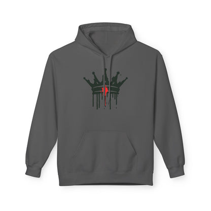 Dripping Crown- Fleece Hoodie