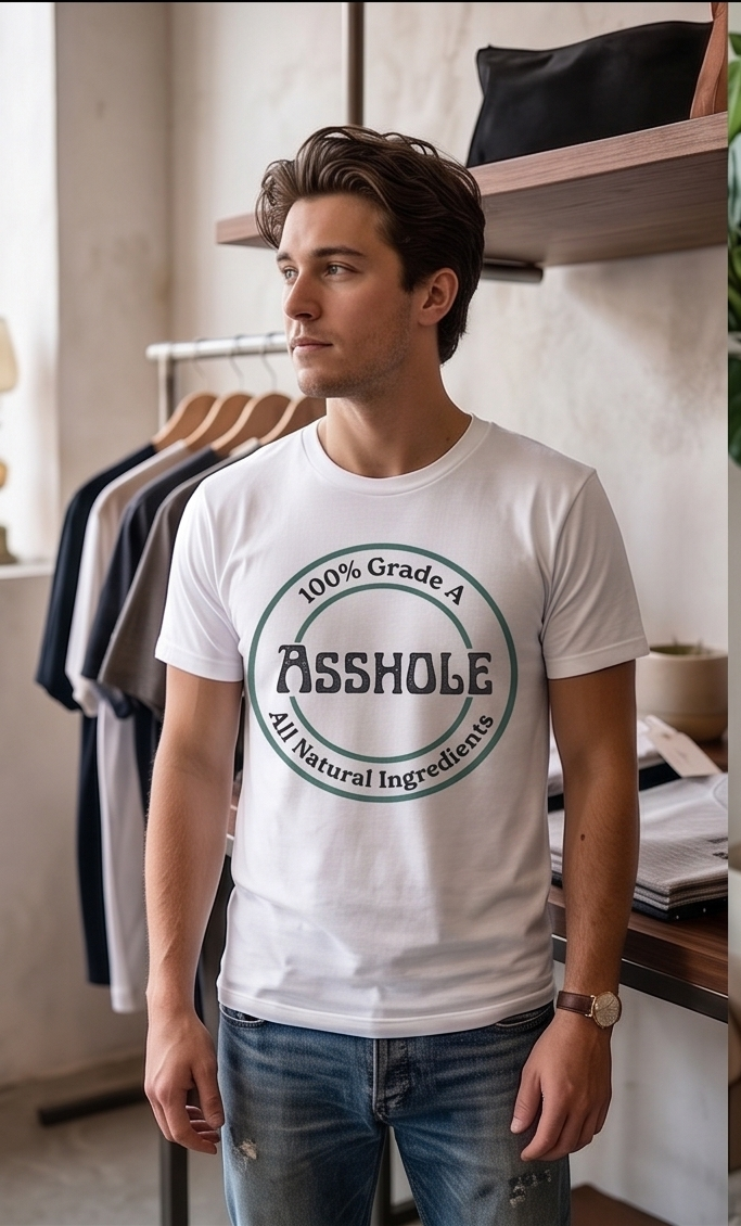 "100% Grade A Asshole" T-Shirt