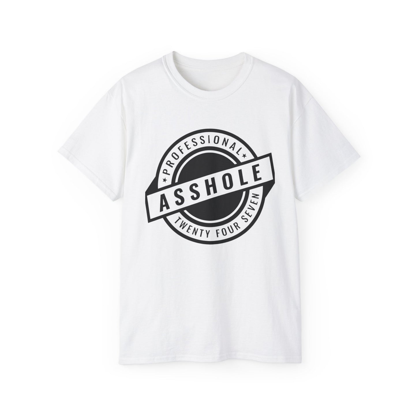 'Professional Asshole' Badge Tee