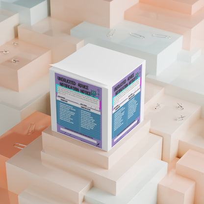 Unsolicited Advice Notification Notice