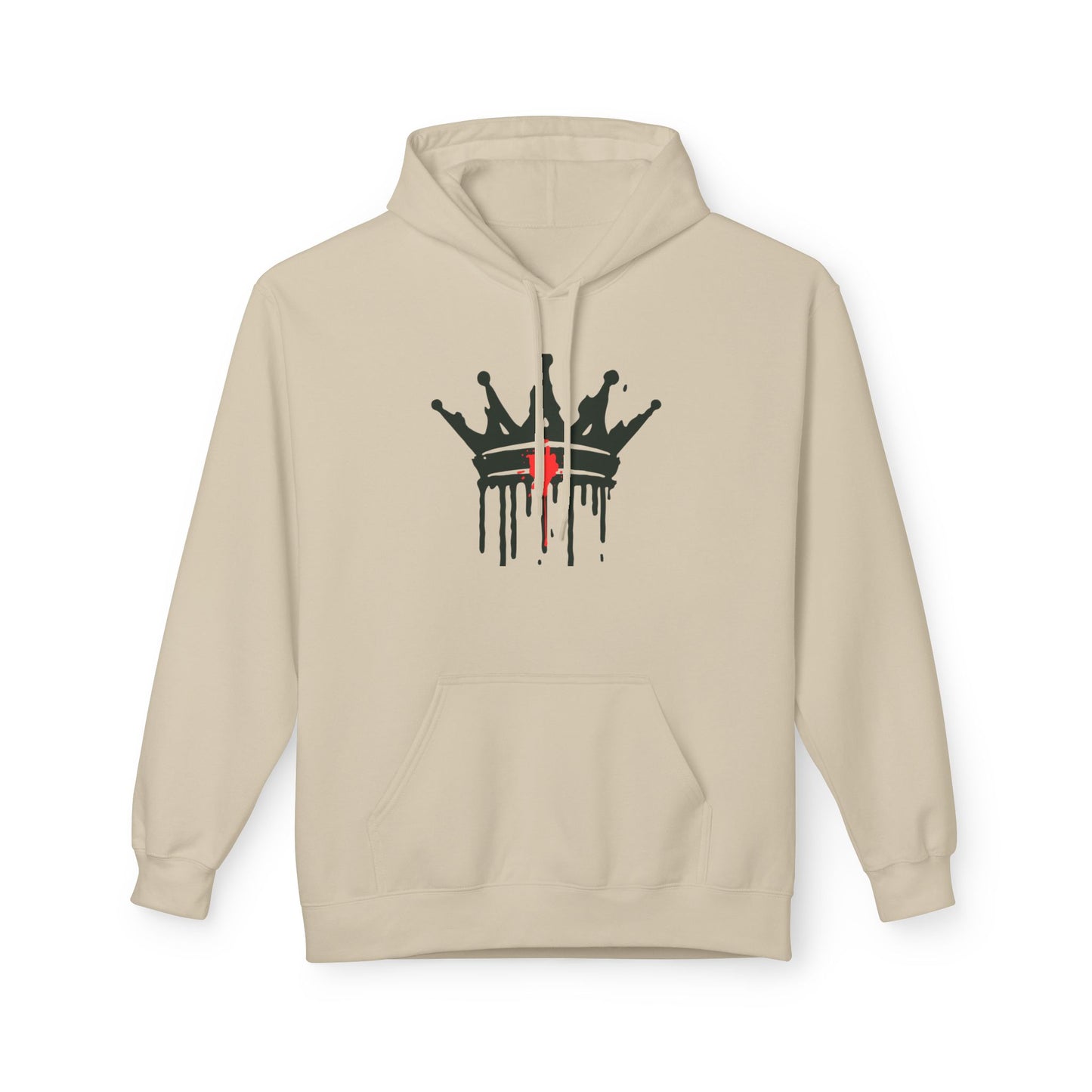 Dripping Crown- Fleece Hoodie