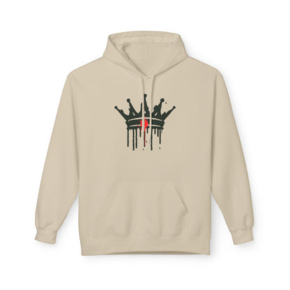 Dripping Crown- Fleece Hoodie