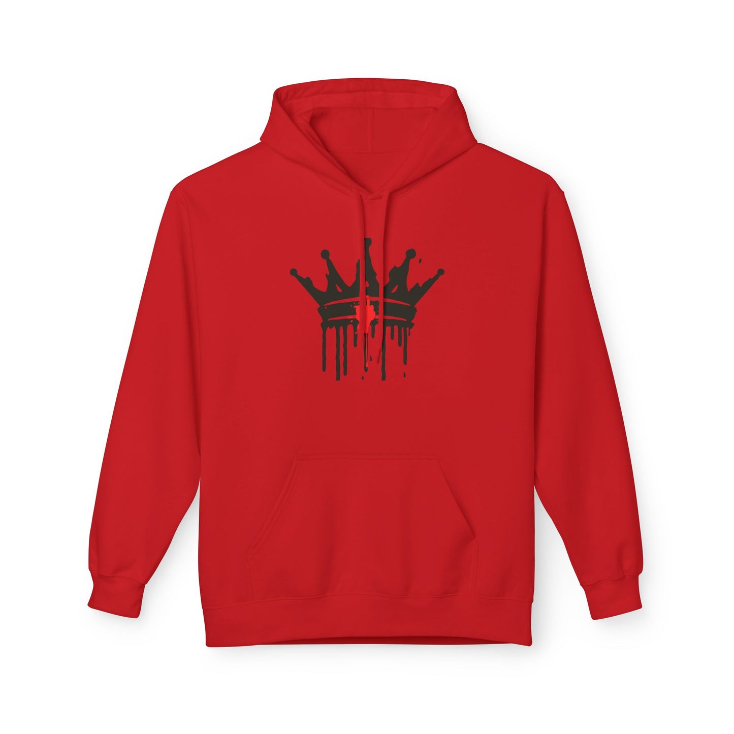 Dripping Crown- Fleece Hoodie