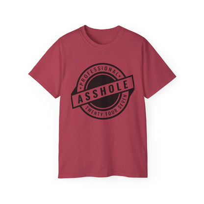 'Professional Asshole' Badge Tee