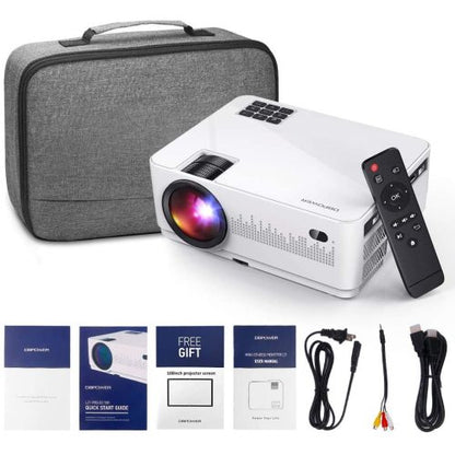 Video Mini Projector with Carrying Case
