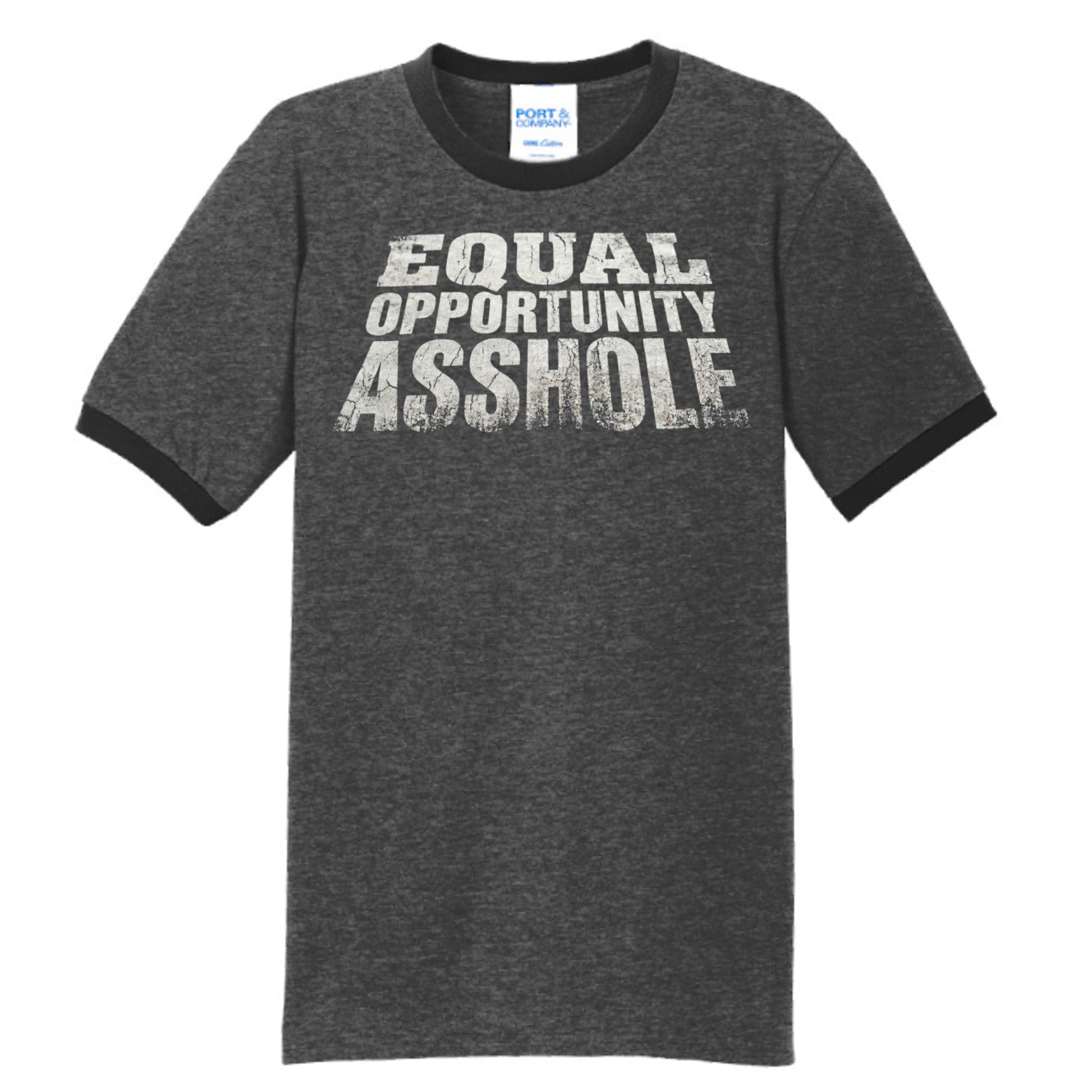 Dark Heather Grey/ Jet Black - PC54R - FRONT